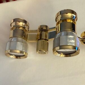 Elegant Gold and Silver Opera Glasses